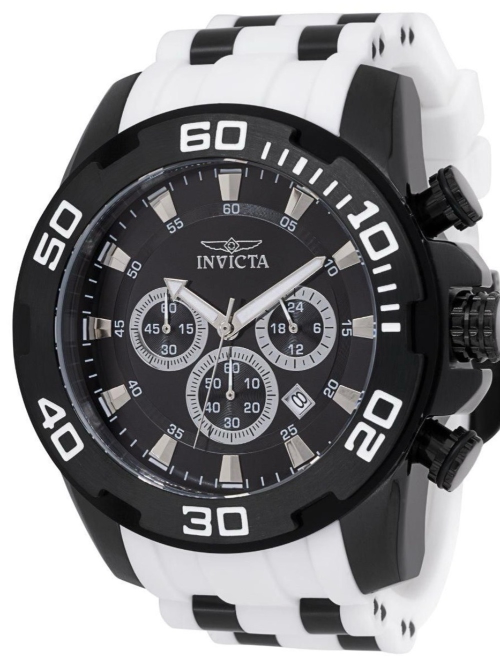 Invicta Pro Diver Scuba -White/Black (Model 44549)